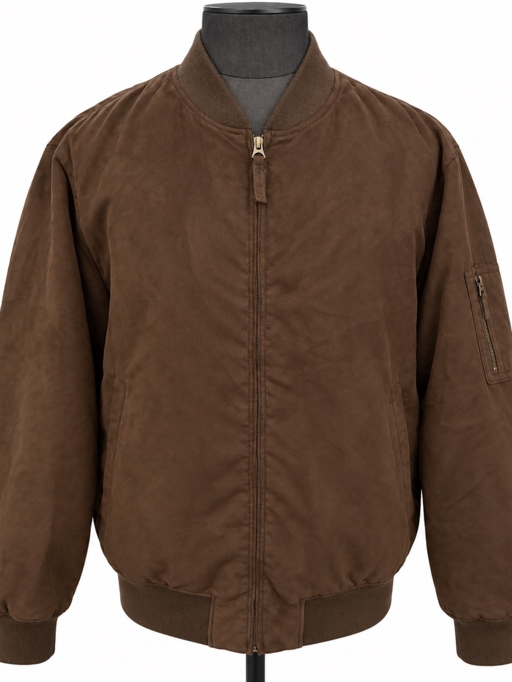 Uniqlo Dark Brown Bomber Jacket